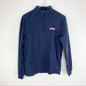 Vineyard Vines Blue Shep Shirt/ Half Zip Sz XL Boys‎